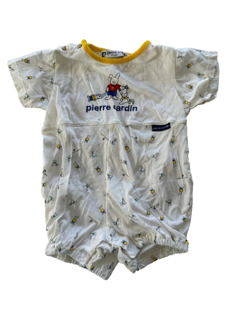 Pierre Cardin Baby One Piece Size 85 ( 12-18 Month) Neutral Bunny Lux